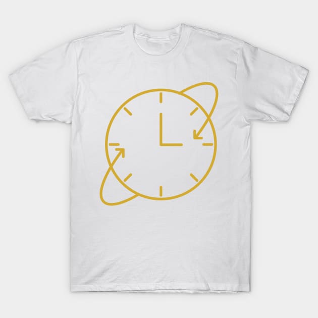 Orbital Clock T-Shirt by Jonathan Wightman